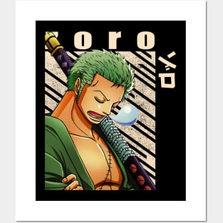 Zoro Haki Enma One Piece, an art print by Anime & Manga aesthetic