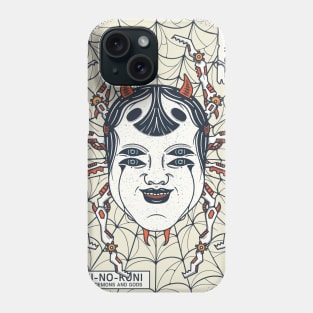 Kabuki Noh Japanese Spider mask Phone Case