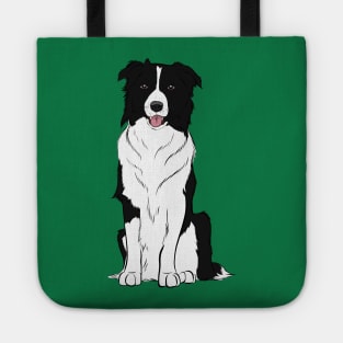 Cute Border Collie Tote