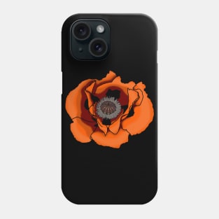 Red Poppy Flower Phone Case