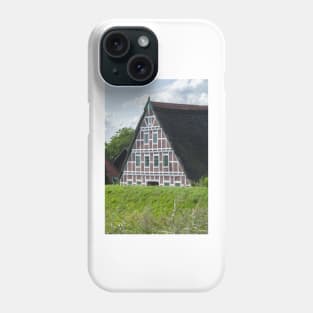 Half-timbered house, Mittelkirchen, Altes Land, Lower Saxony, Germany Phone Case