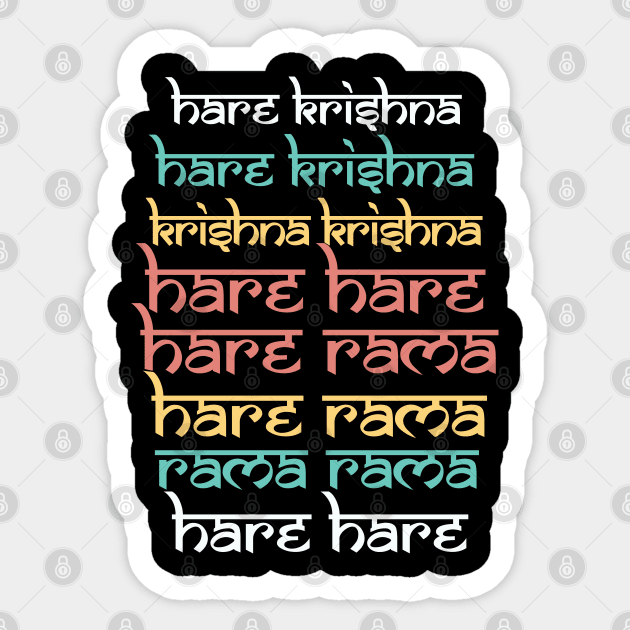 Premium Vector  Calligraphy krishna mantra chants hindu mantra