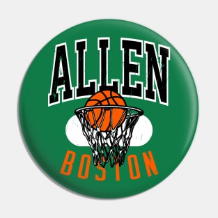 Vintage Boston Basketball Shirt Pin