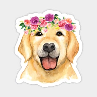 Cute Golden Retriever Adorable for Dog Lovers on Apparel & Accessories Gifts Magnet