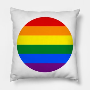 Circle Gay Flag Pillow