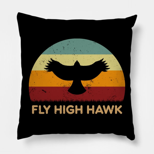 Retro Sunset - Hawkins Pillow by GoodIdeaTees