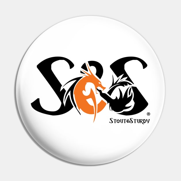 S&S dragon logo Tshirt Pin by AsylumFWG