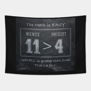 Wentz Is Greater Than Dak Tapestry