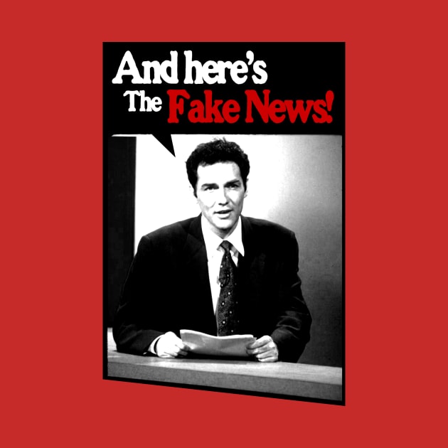 Fake News ! NORM MACDONALD Comedy T-Shirt by Comedy and Poetry