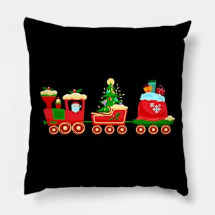 Christmas Train Pillow