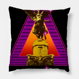 Cdmx retro wave Pillow