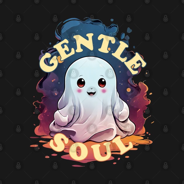 Gentle Soul Kawaii Ghost by TMBTM