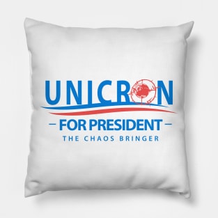 Unicron For President - The Caos Bringer Pillow