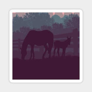 Mare and foal Magnet