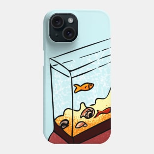 Aquarium and cat Phone Case