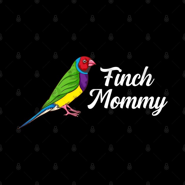 Finch Bird Gift Bird Lover Finch Mommy Women Finch by PomegranatePower