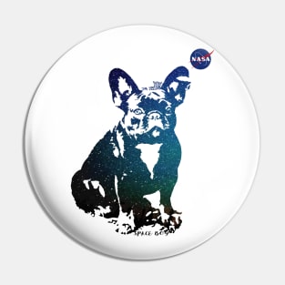 Frenchie Space Team Pin