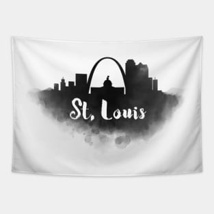 St. Louis watercolor Tapestry