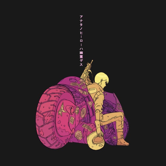 Kaneda and Bike by Your Heroes Are Ghosts