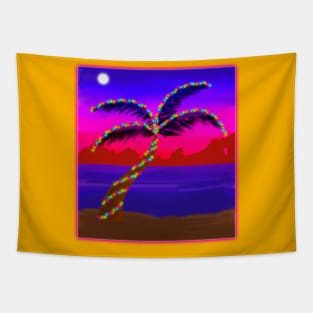 Christmas Palm Tree Tapestry