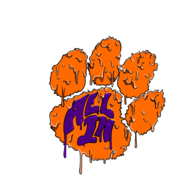 Discover Melted Paw - Clemson - T-Shirt