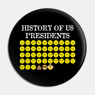 History of US Presidents | Anti Biden Democrat Liberal Pin