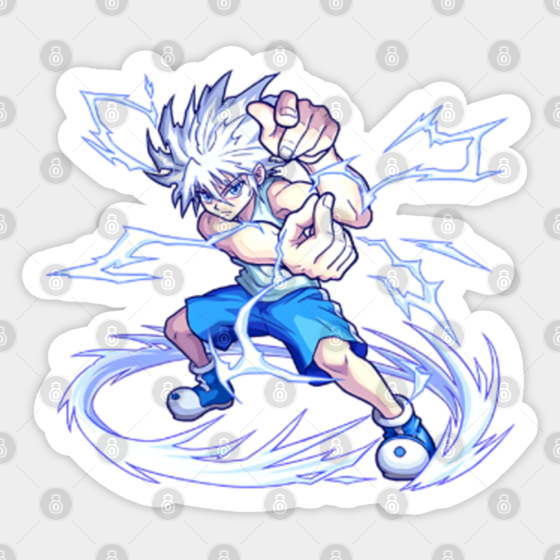 Killua Godspeed Hunter X Hunter Hunter X Hunter Sticker Teepublic Au