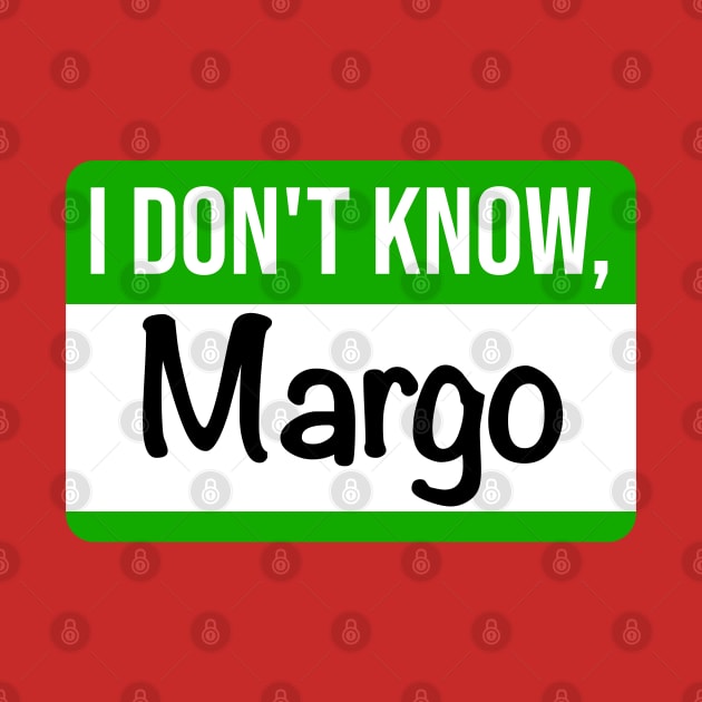 Christmas Vacation Todd and Margo Name Tag by darklordpug