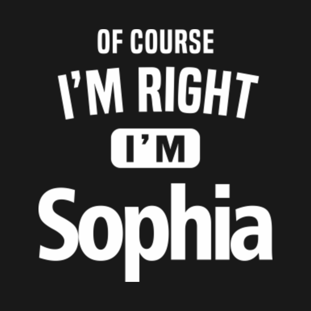 Discover Sophia is my name - Sophia - T-Shirt