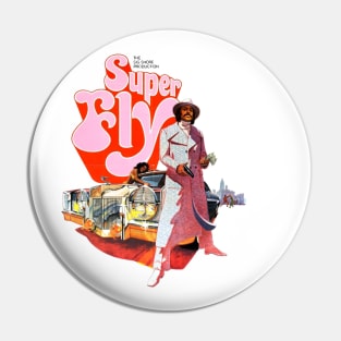 Vintage Super Fly Pin