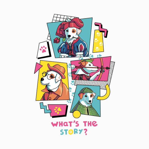 What's the Story, Wishbone? // Tv Show, 90s, Jack Russell by Geekydog