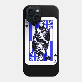 King of Hawai'i Kalakaua (blue) by Hawaii Nei All Day Phone Case