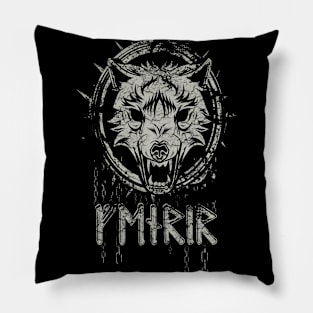 Viking Fenrir Wolf Pillow