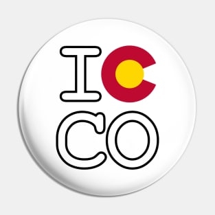 I Love Colorado Pin