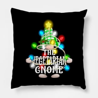 The Vegetarian Gnome Christmas Matching Family Shirt Pillow