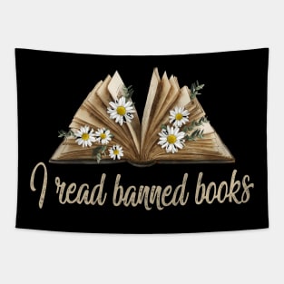 Read Banned Books Book Ban Protest Stop Banning Books Tapestry