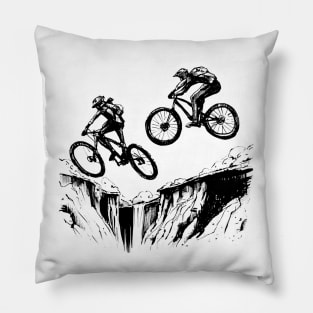 Bike Chase Pillow