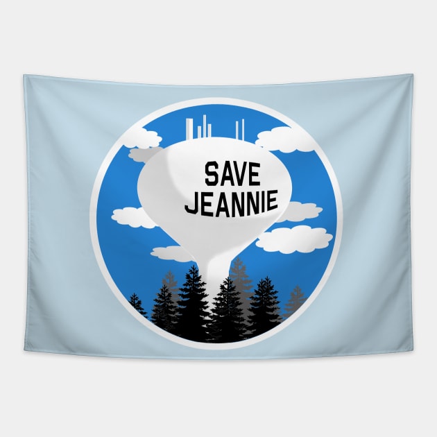 Save Jeannie Tapestry by PopCultureShirts