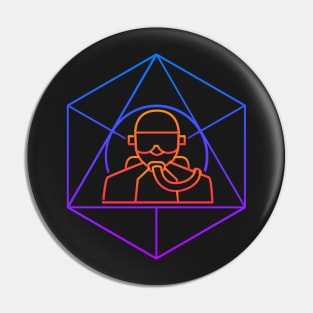 Psychedelic Sacred Geometry Scuba Diving Pin