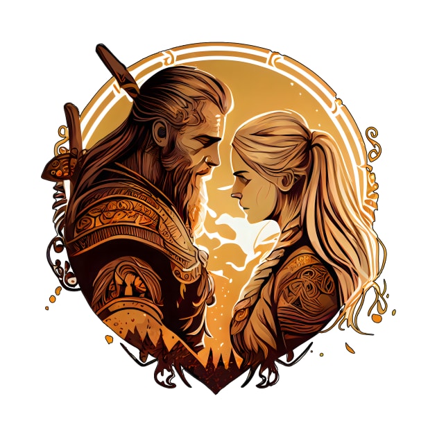 Viking Couple four by MLArtifex