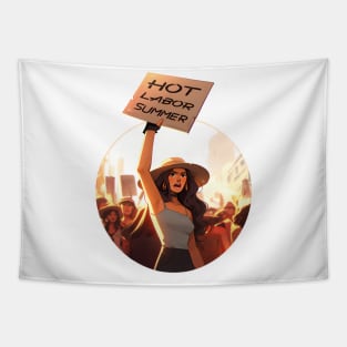 Hot Labor Summer Tapestry