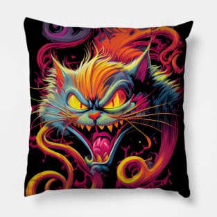 Psychedelic Cat 25.0 Pillow