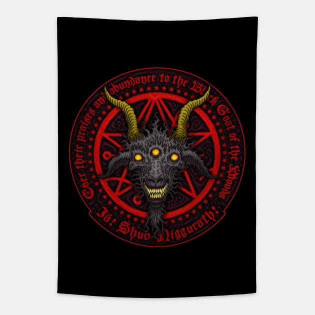 Black Goat Color - Azhmodai 2019 Tapestry by azhmodai