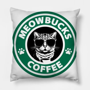 MeowBucks Coffee Pillow