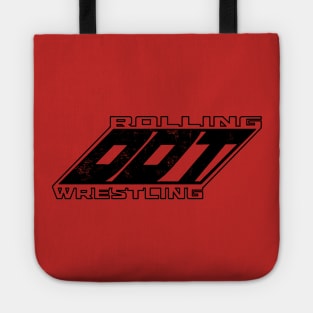 Rolling DDT Wrestling Logo (Red) Tote