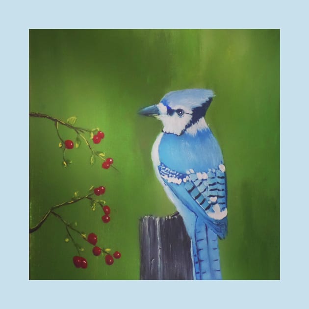 Blue Jay by Allison Prior Art