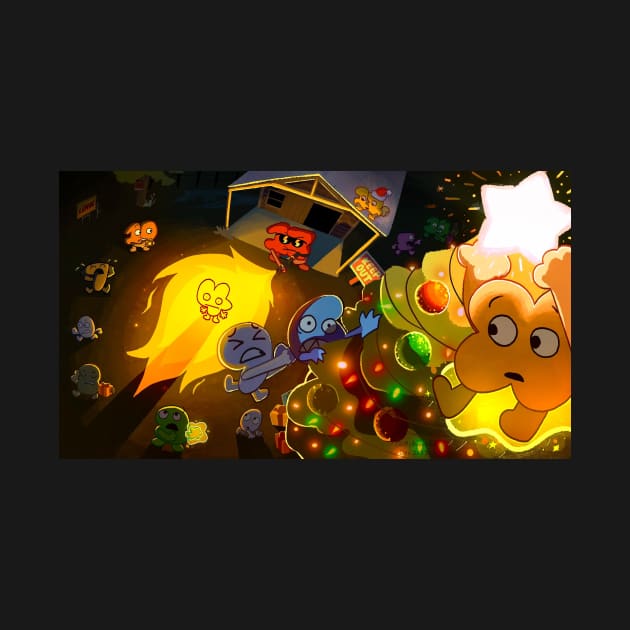 BFDI Algebralien Chrismas! by MsBonnie