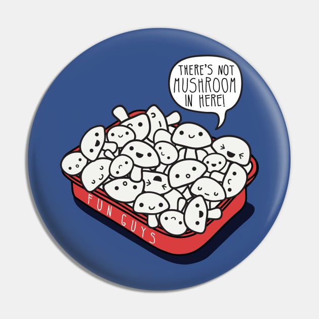 Not Mushroom Pin by Dulcie_Doodles