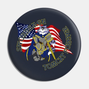 Tomcat Forever Swordsmen Pin