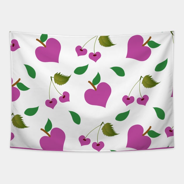 Fruit shape of heart. Tapestry by Design images